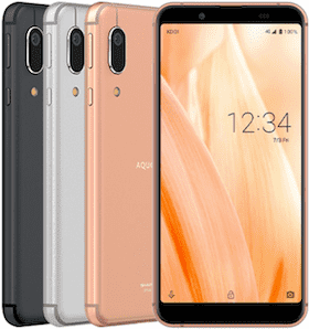UQモバイルのAQUOS sense3 basic